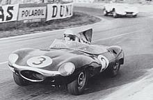 Der Jaguar D-Type beim Le-Mans-Rennen 1957. Foto: Auto-Reporter/Jaguar